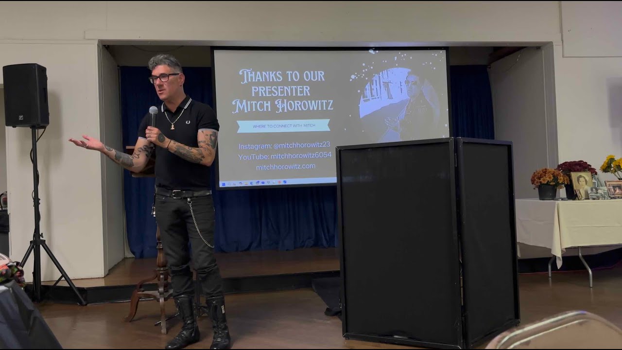 Mitch Speaking on Practical Magick @amityvilleapothecary's Alchemy  Academy, Oct 11, 2025