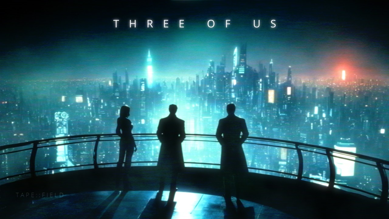 Three of us | Cyberpunk Ambient Music for Deep Focus & Relaxation - Blade Runner Inspired [VHS]