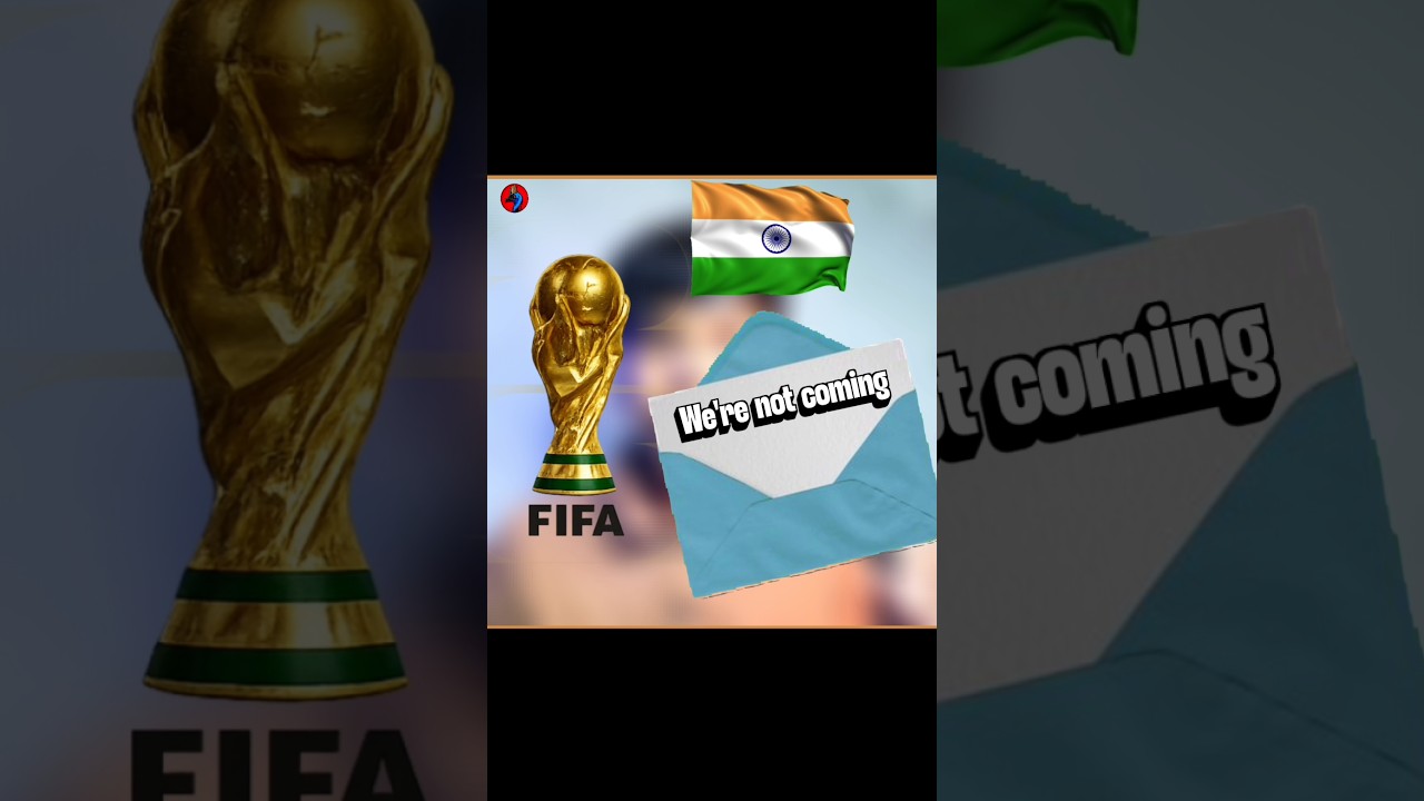 Why India doesn't play in the FIFA World Cup #trending #fifa