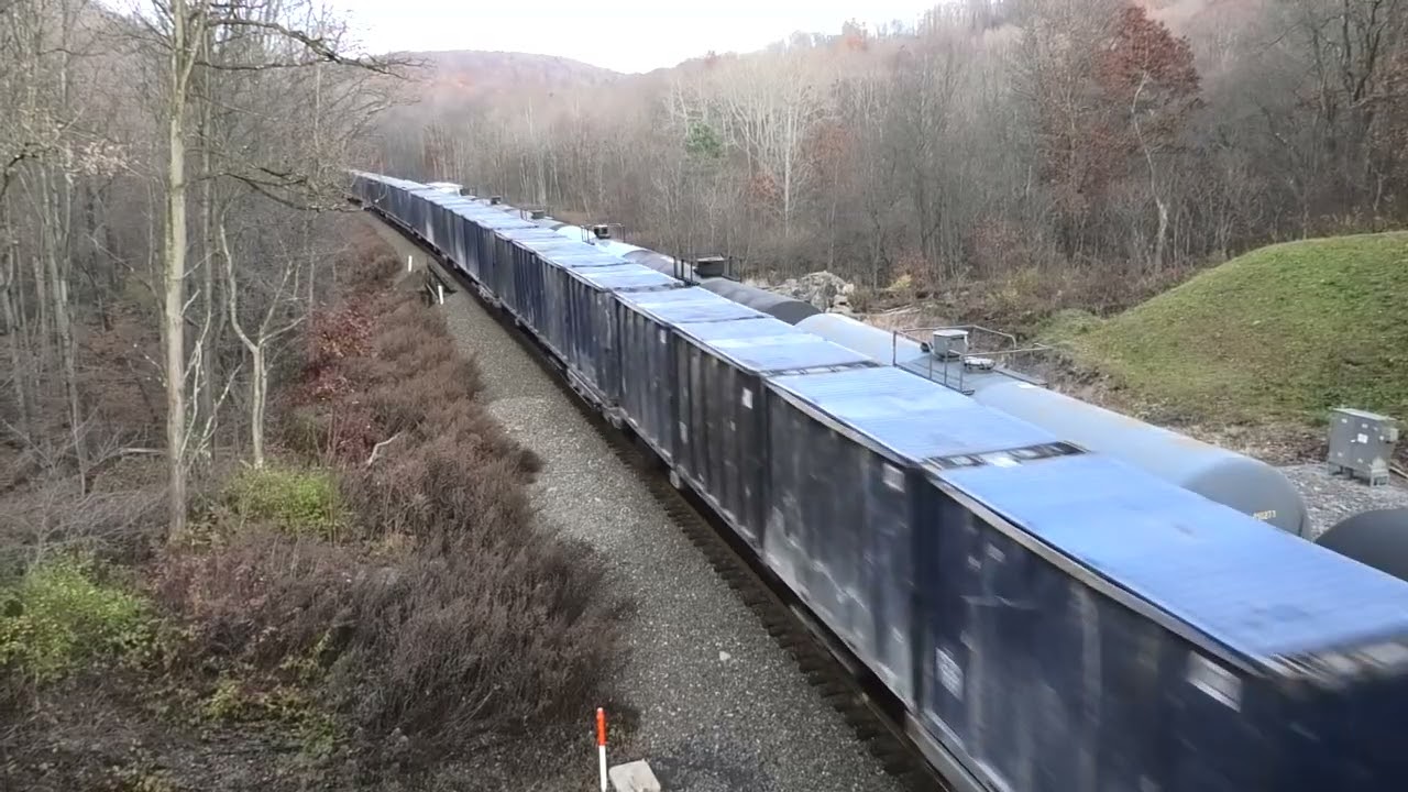 Trash train at Cassandra, PA