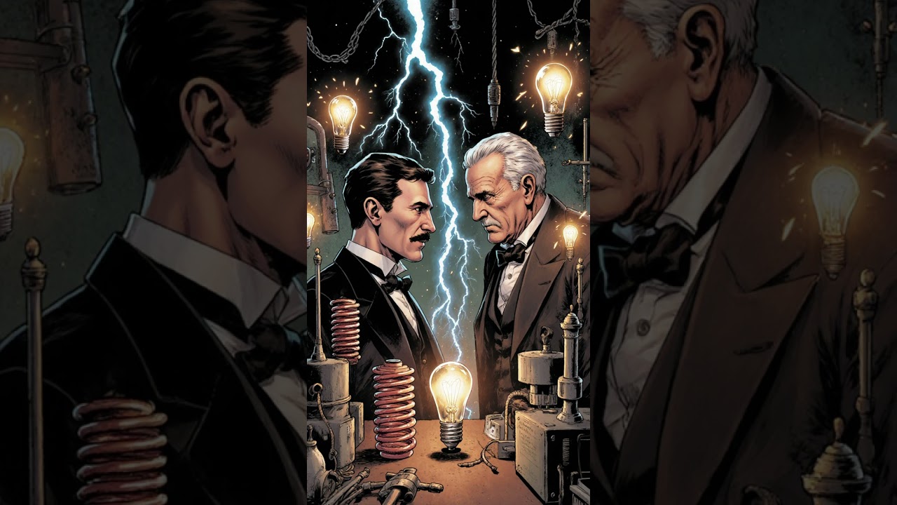 Edison vs Tesla: La Guerra de la Electricidad que Cambió el Mundo