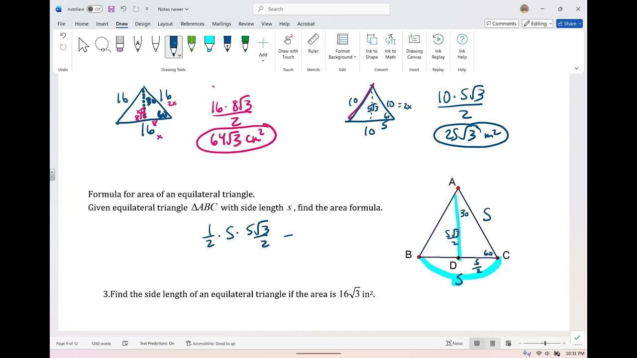 HG Equilateral triangles and hexagons