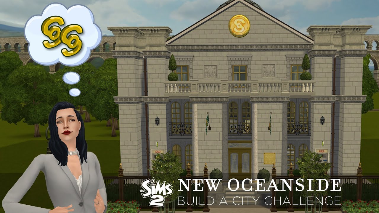 Строим вместе! Банк Нью-Оушенсайд | Быстрая постройка в Sims 2