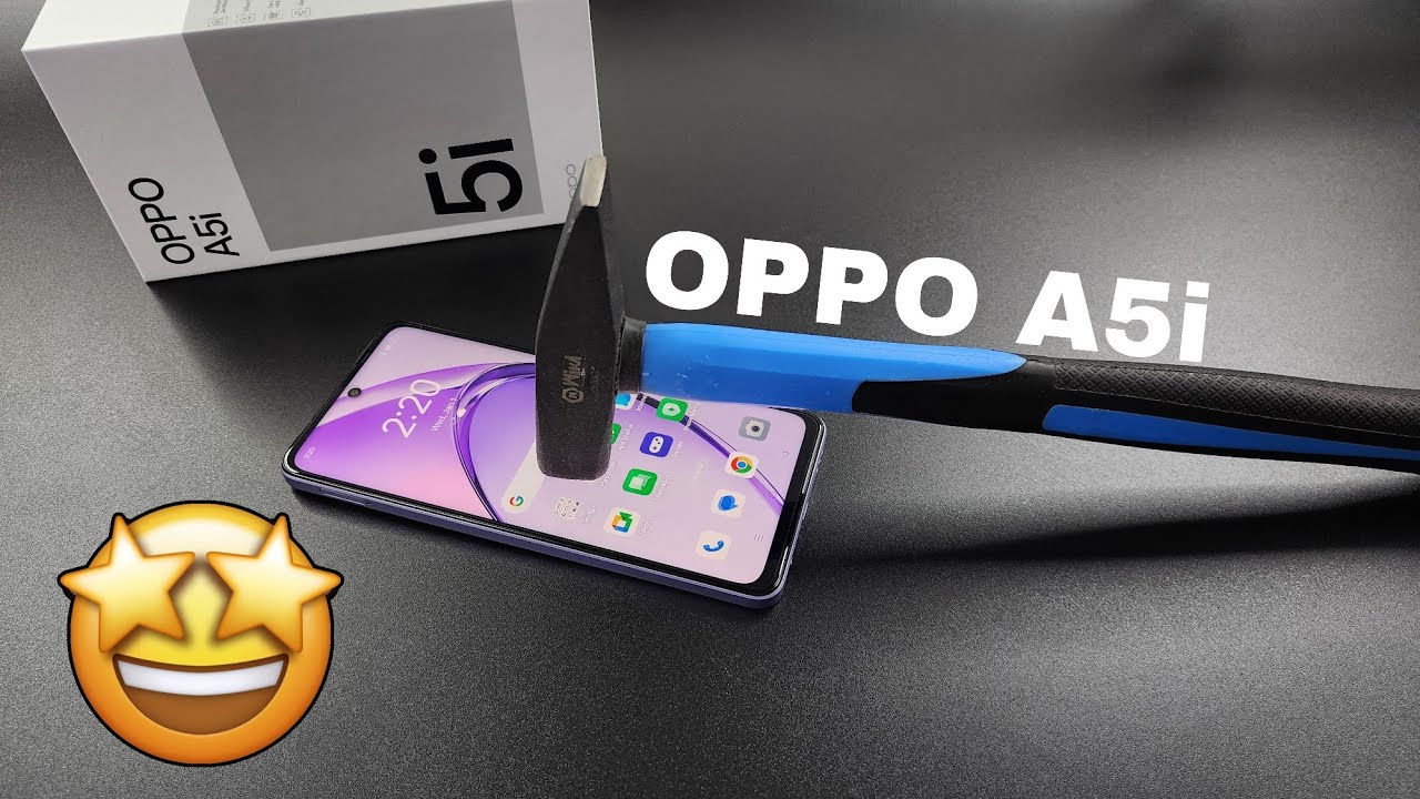 Oppo A5i Screen Scratch Test 🔨| Oppo A5i Durability Test 🛠️