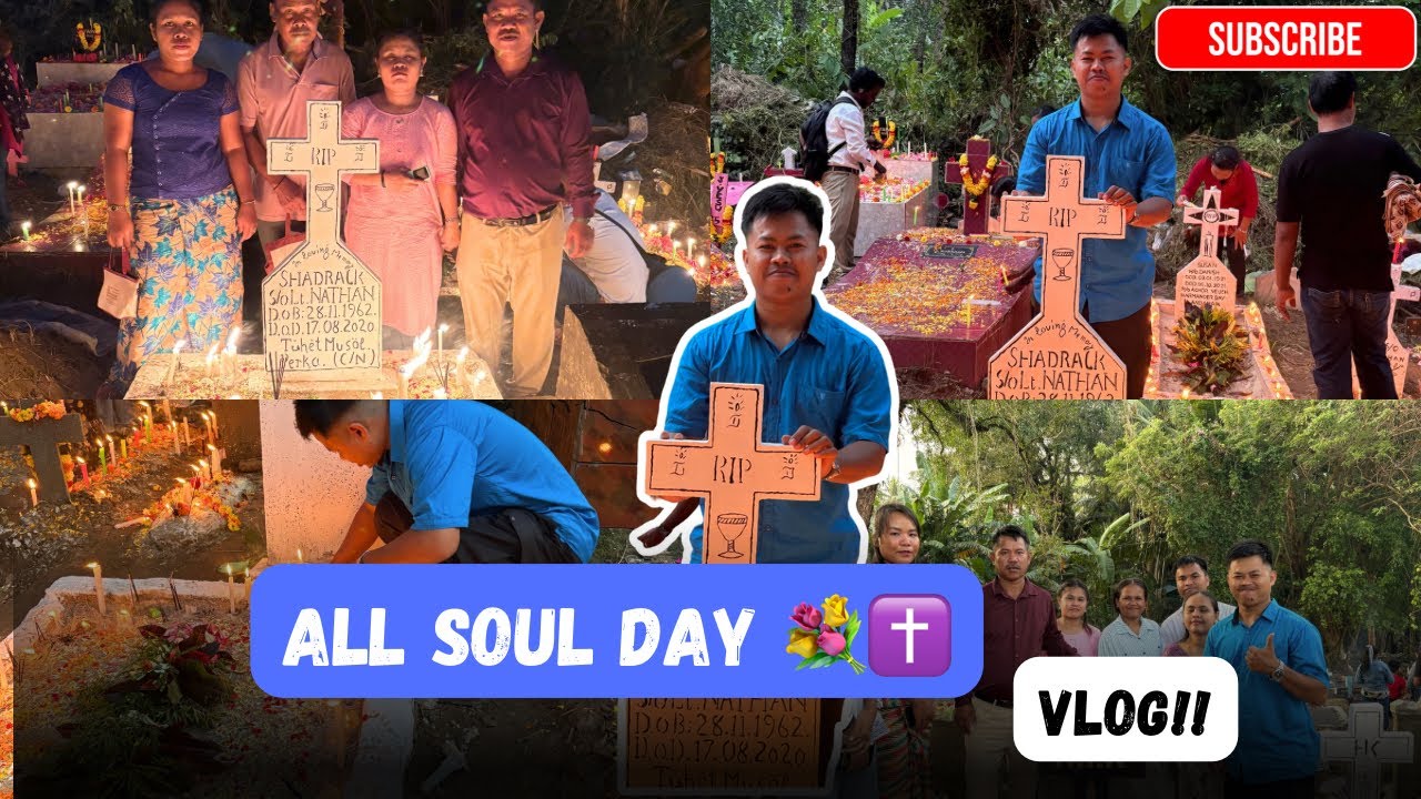 All Soul Day💐✝️ at Sri Vijaya Puram | Vlog!!