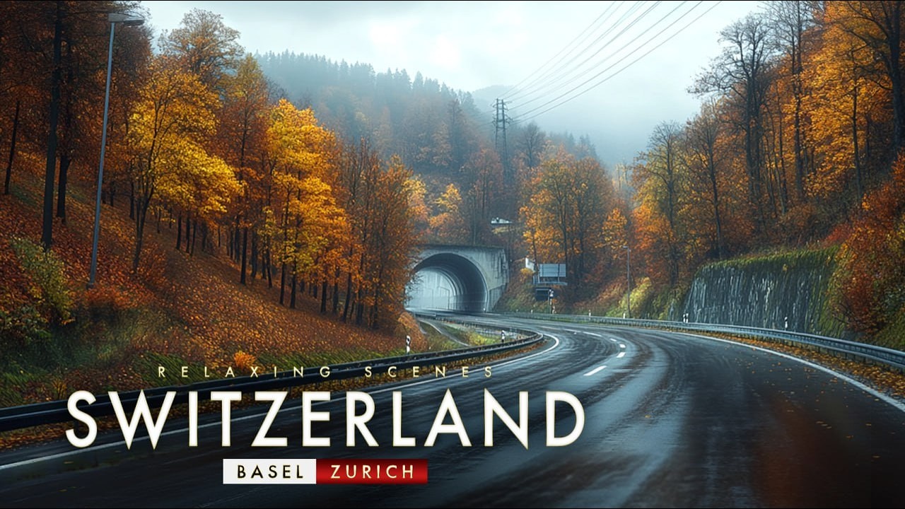 Basel to Zurich, Switzerland 🚗 Scenic Driving Tour