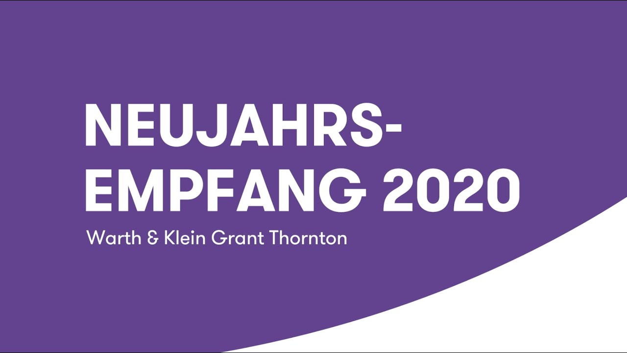 Warth & Klein Grant Thornton: 3. Neujahrsempfang vor Rekordkulisse