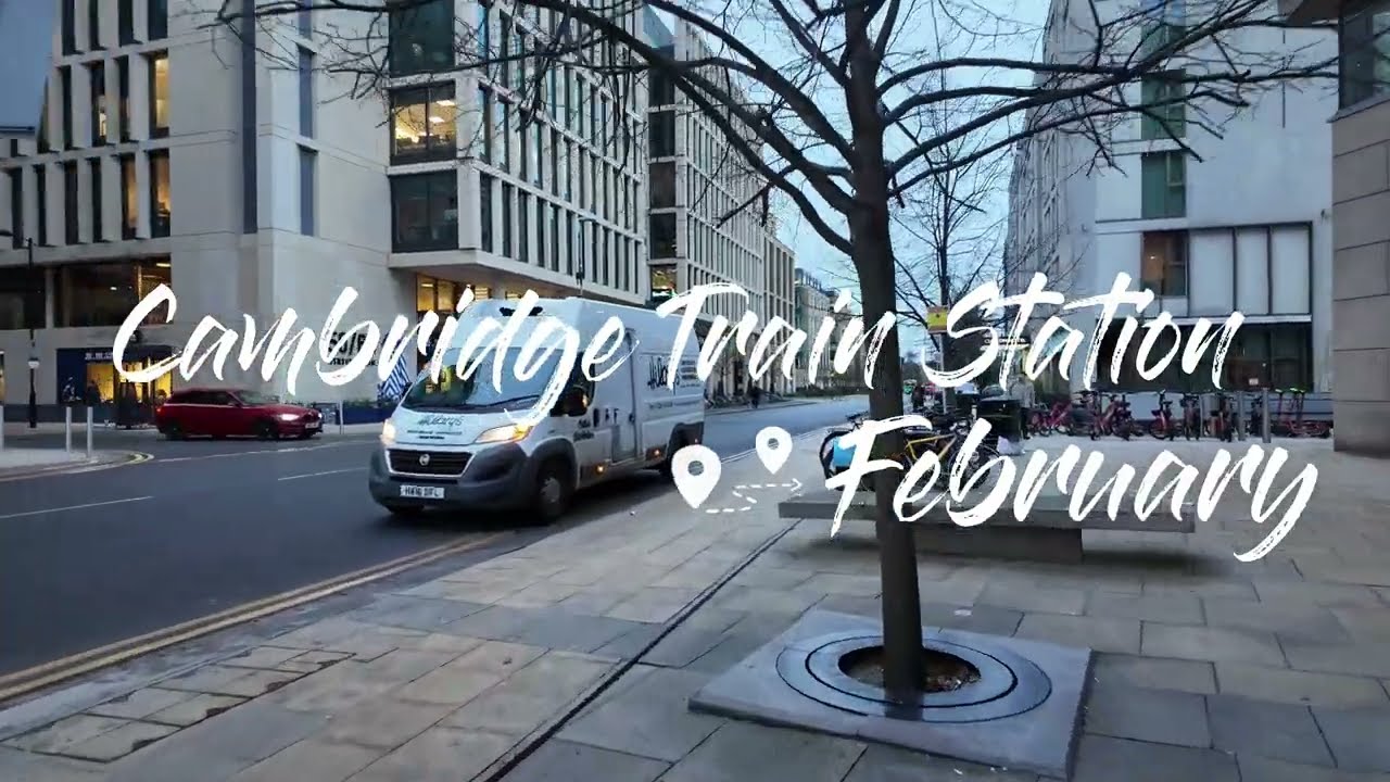 Cambridge City Walk | From the Train Station to the Historic Centre (4K)