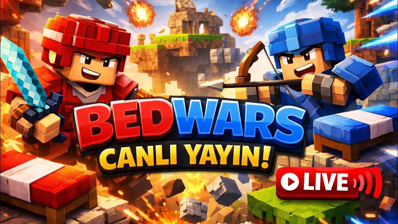 Minecraft Bed Wars Oynuyoruz