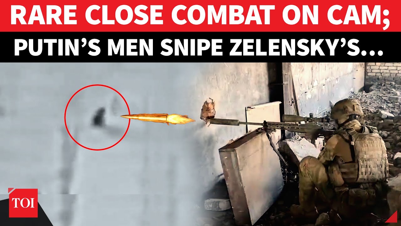 On Cam: Unseen Russian Sniper Operation; Putin&rsquo;s Men Storm Into Zelensky&rsquo;s Stronghold, Gun Down&hellip;