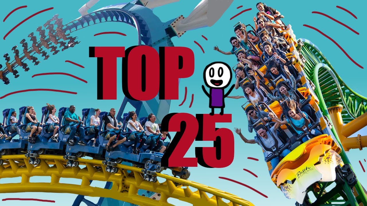 The Top 25 BEST Coasters in the U.S