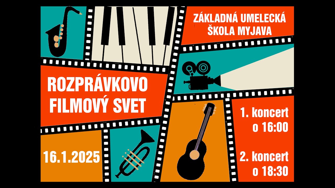 Koncert ZUŠ Myjava 16. 01. 2025