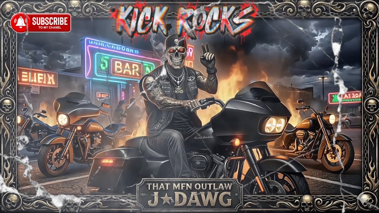 KICK ROCKS - THAT MF'N OUTLAW JDAWG | Official Biker Trap Music Video