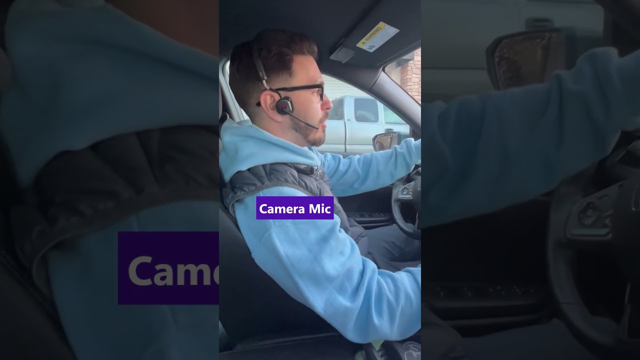 Shokz Openmeet Mic Test Going Through Car Wash | Noise Canceling Mic Test
