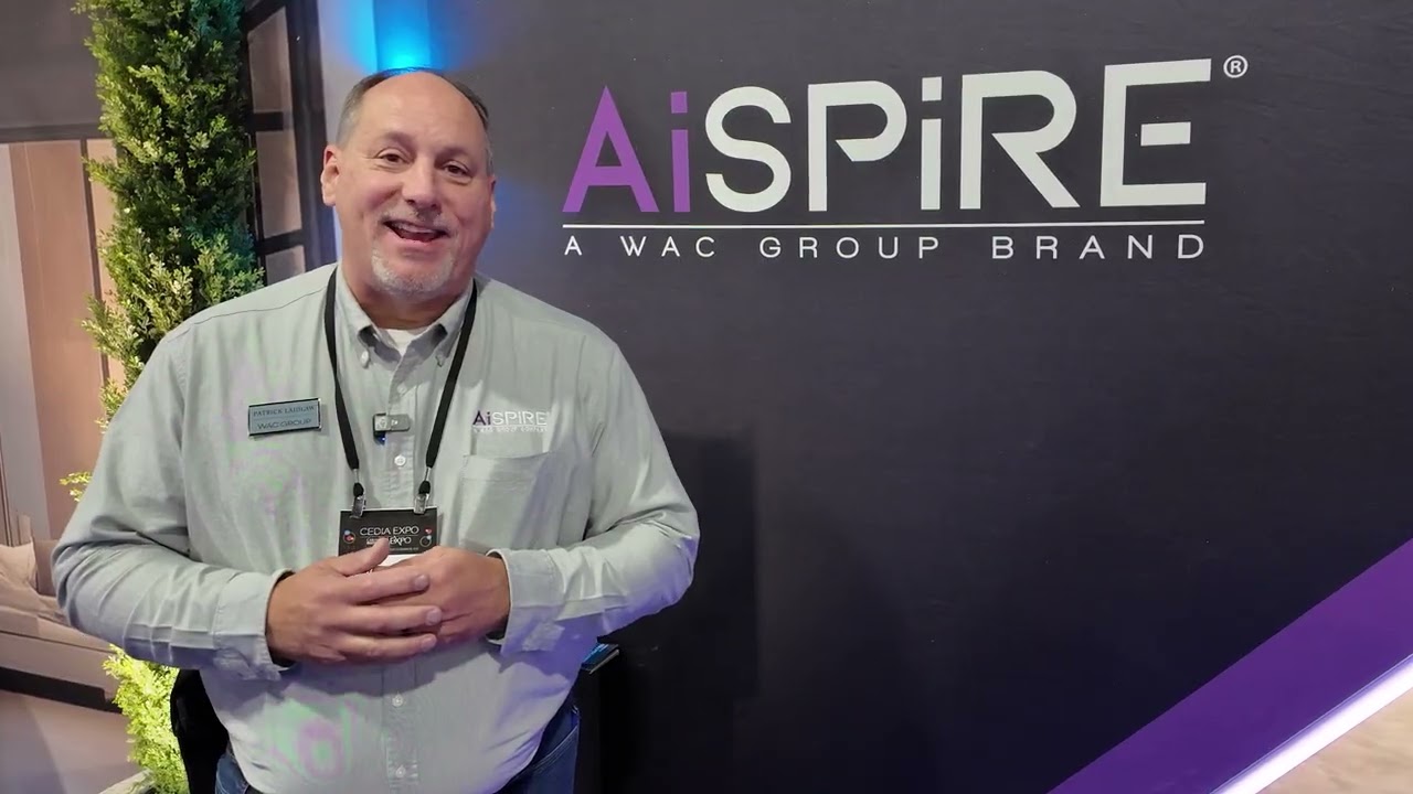 AiSPiRE and WAC Lighting at Cedia 2025