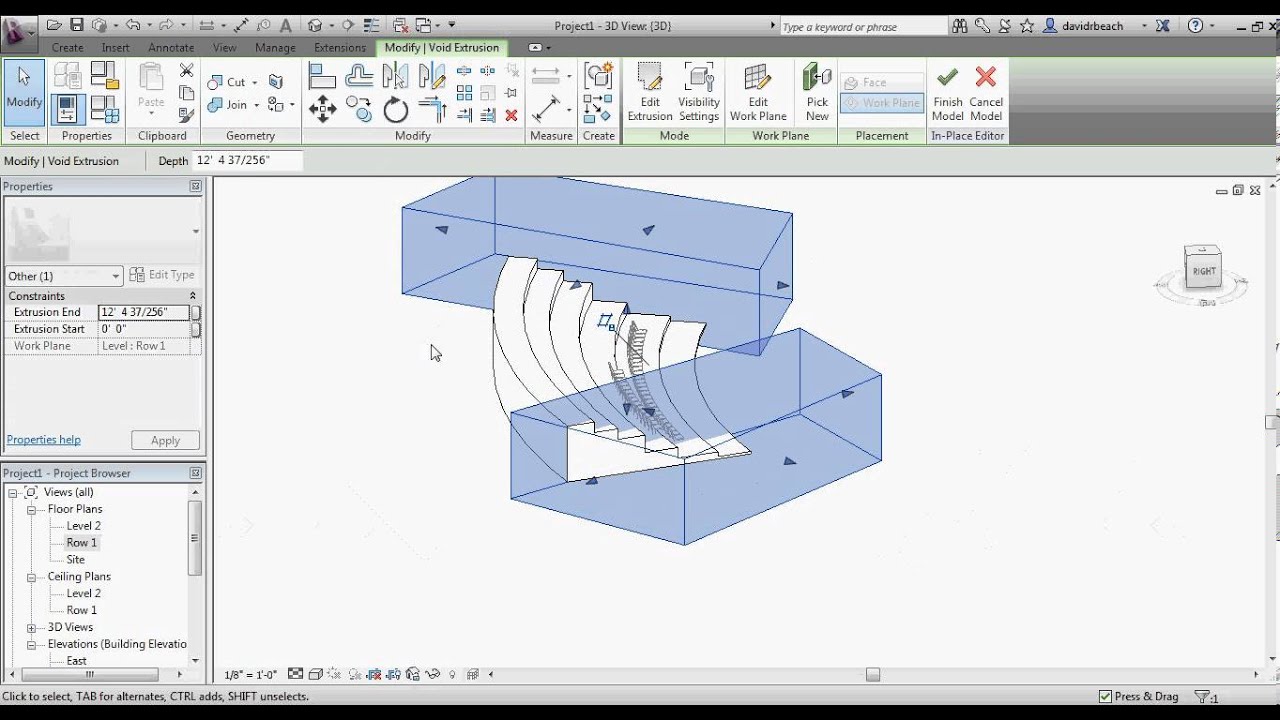 Revit Theater Seating Model