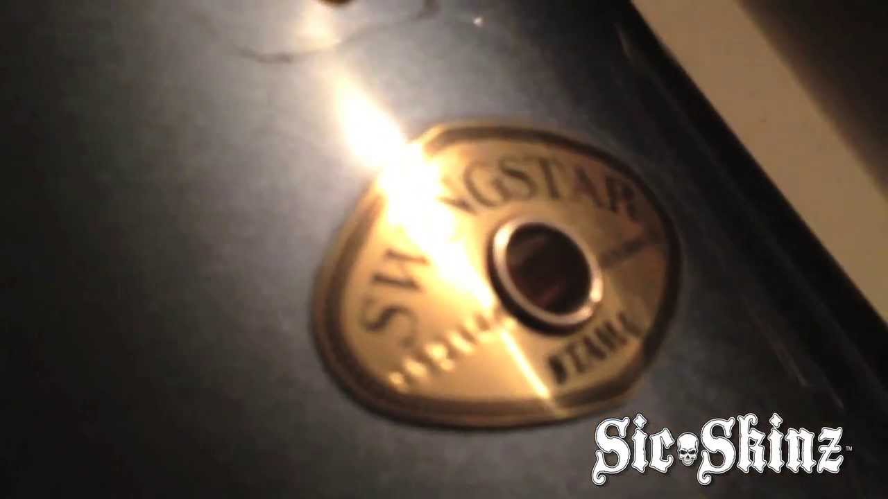 Drum Shells: Name Badge Removal