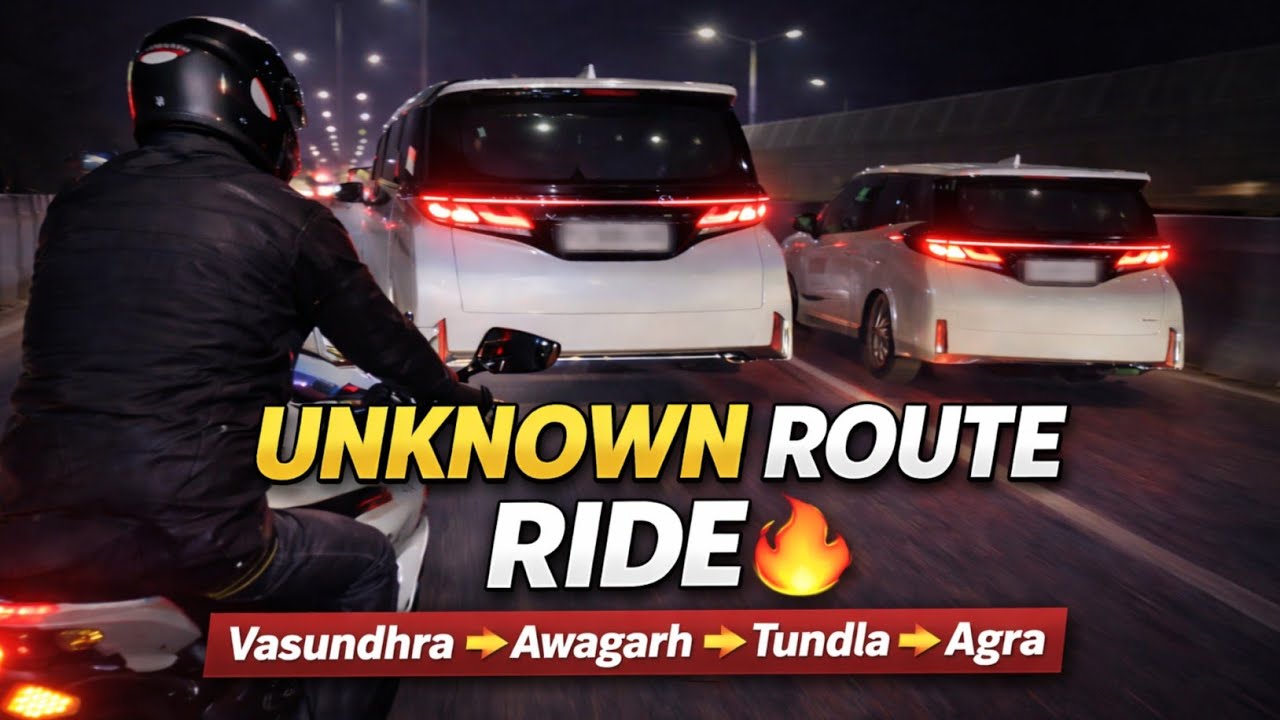 Vasundhra to Agra via Awagarh & Tundla 🏍️ | Rare Route Bike Ride Vlog 🔥 70km #mkrisevlog555