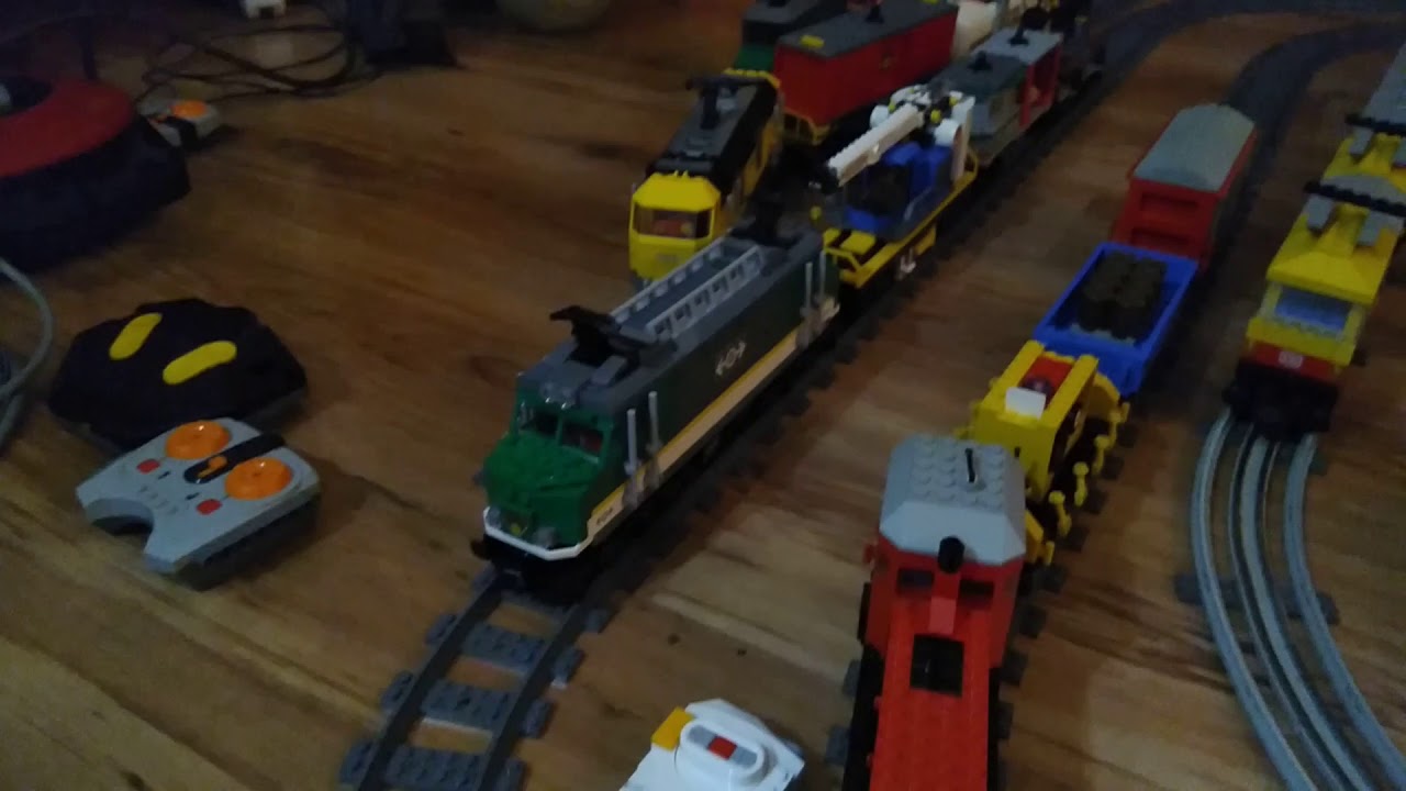 50 Jahre Lego Eisenbahngeschichte - alle Systeme und kurze Bewertung, 60er 4.5v Bahn, 80er 12v Züge