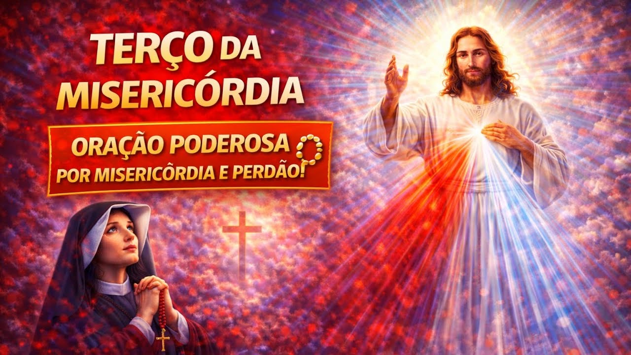 TERÇO DA MISERICÓRDIA | Clame pela Misericórdia de Jesus e Receba Graças Hoje 🙏📿