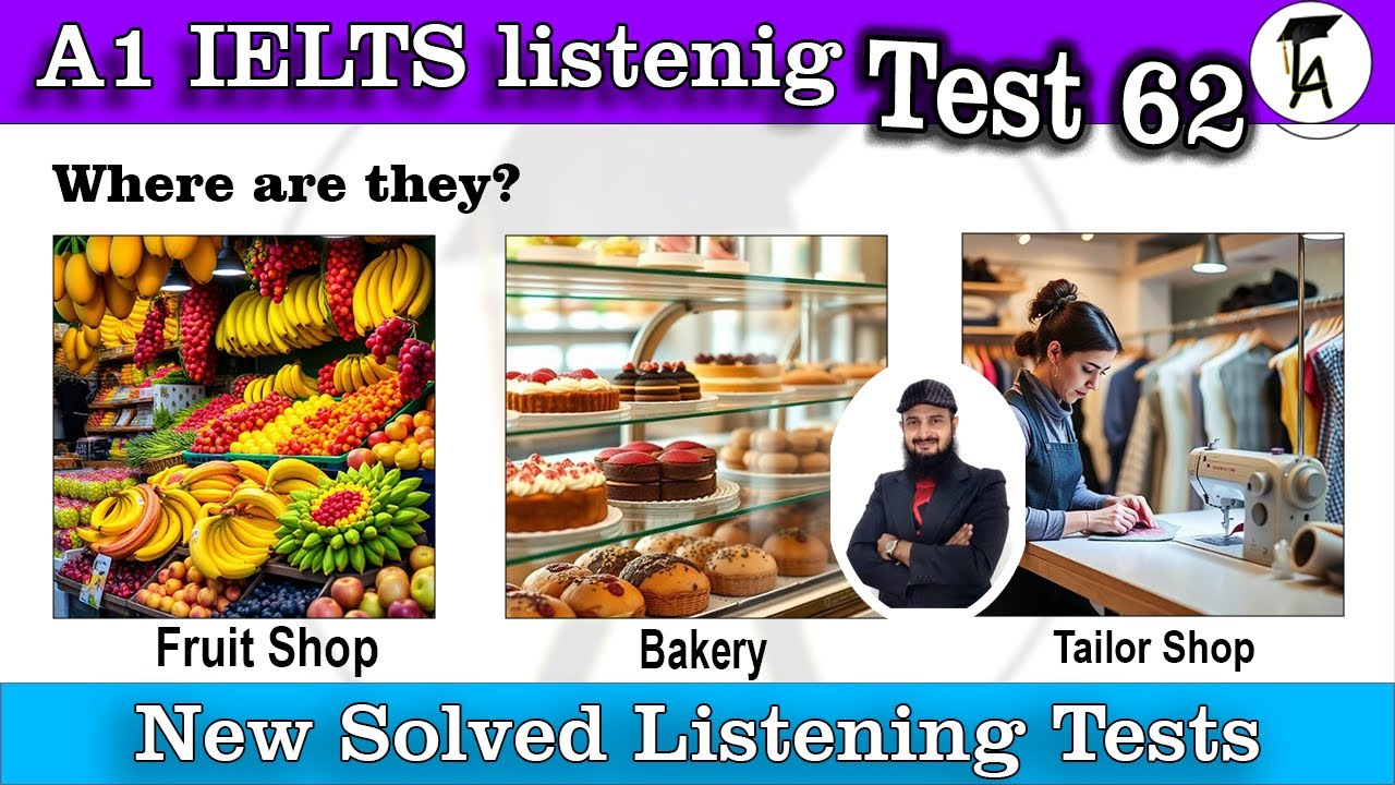 A1 IELTS Life Skills Listening 62 с ответами: Новый тест по аудированию: IELTS UKVI