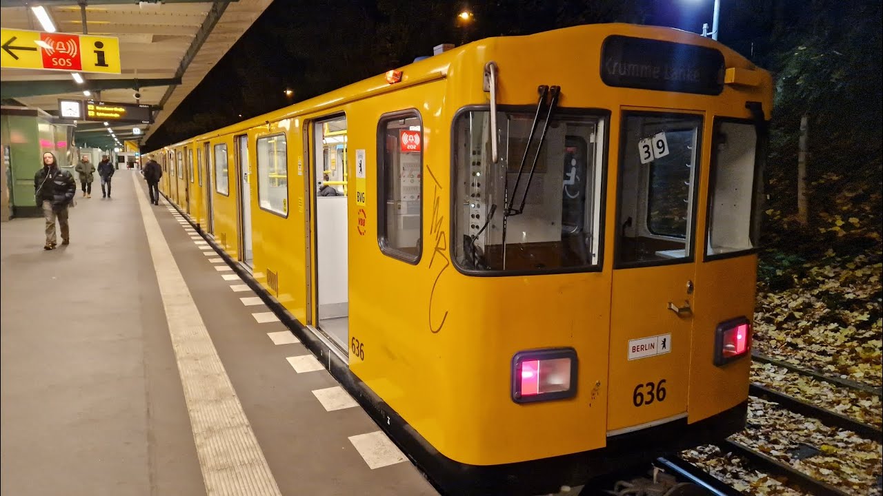 Mitfahrt in der U3 von Krumme Lanke bis Spichernstraße im A3L92 636