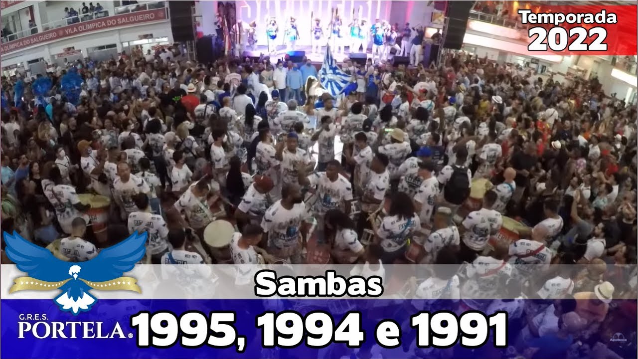 Portela 1995, 1994 e 1991 | Samba ao vivo no Salgueiro Convida #SC22