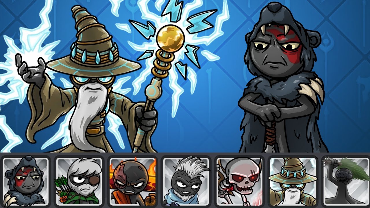 Stick War: Saga Campaign But Using All 7 Generals! Vs Magis And Sicklebear! New Update Challenge!