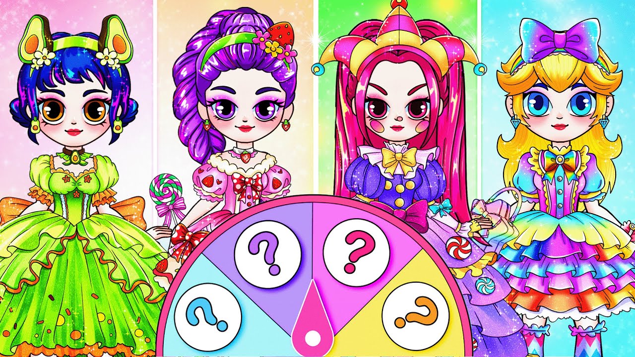 K-Pop Demon Hunters| If Rumi, Zoey, Mira Try Element Fairy Fashion! | Best DIY Fashion Paper Dolls