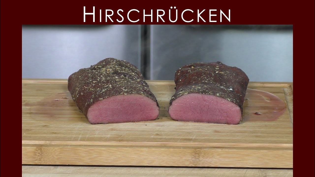 Hirschrücken |  BBQ & Grill | Deutsches Rezept | 057 |