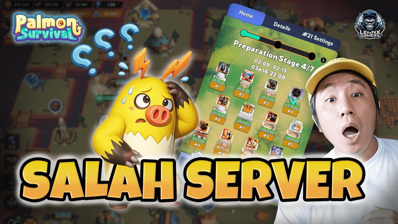 Migration Palmon Survival, Jangan Salah Pilih Server
