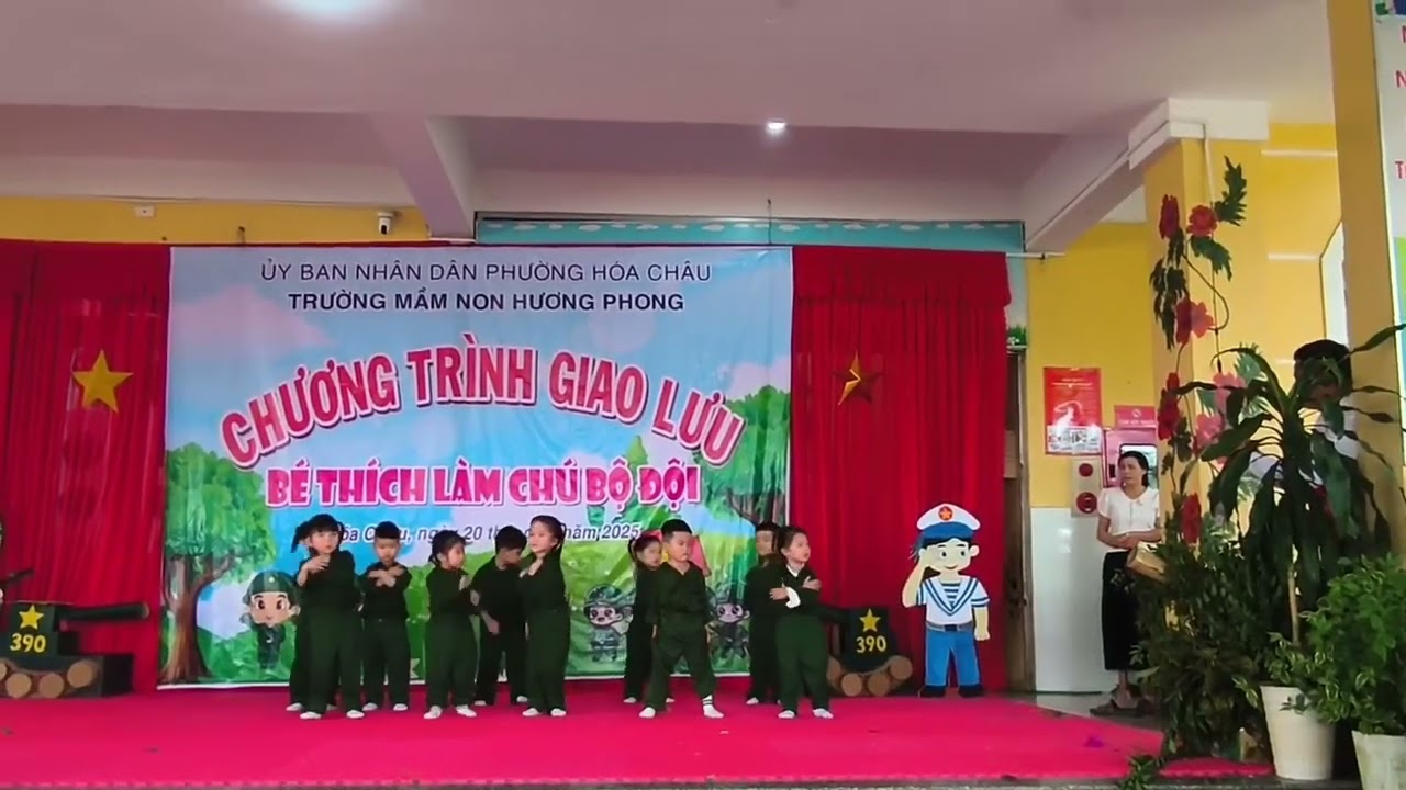 Chúng tôi là chiến sĩ | Trường mầm non Hương Phong