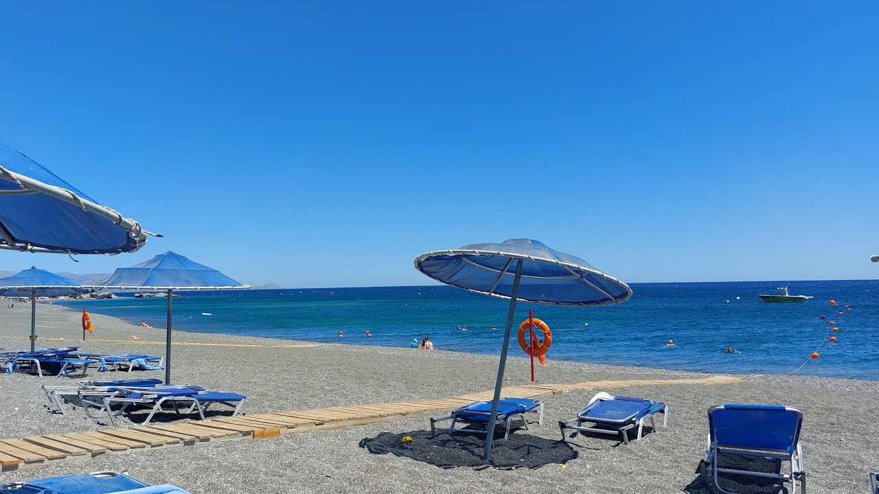 Sunshine Crete Beach 2022|Filmed while walking