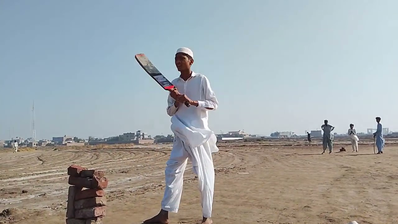 Gaon ki cricket 🏏 match khel Kam larai zayadah 💯🤠