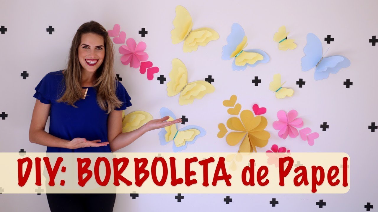 DIY: Borboleta de Papel/Butterfly Paper