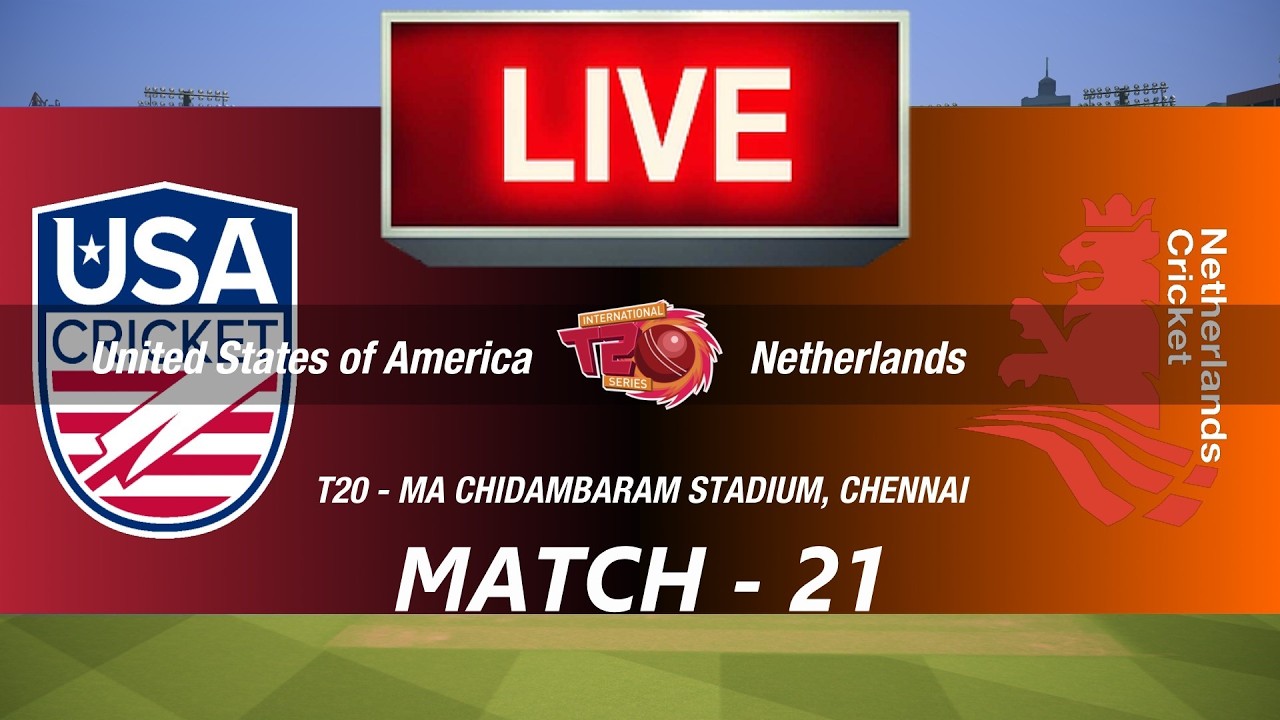 🛑LIVE- USA vs NETHERLANDS🛑T20 WORLD CUP 2026🛑USA vs NED🛑CRICKET 26 GAMEPLAY🛑LIVE MATCH STREAMING🏏