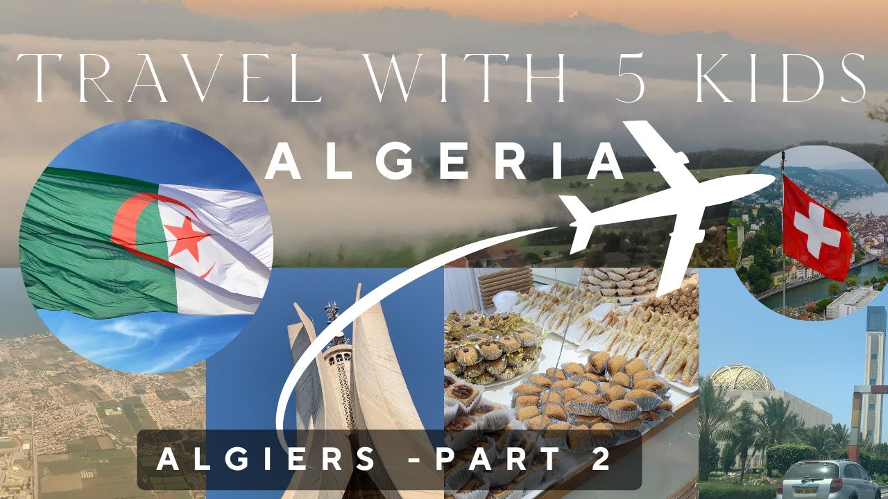 Travel with 5 kids in Algeria Vlog 🇩🇿 PART 2 | Maqam, Bab El oued & Beach