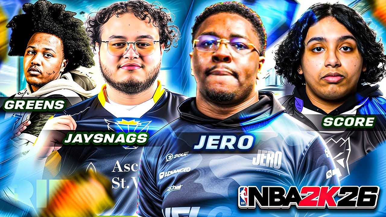 JERO VS 2KLEAGUE PROS (GREENS & JAYSNAGS) IN $500 PRO SERIES! (COMPETITIVE) (INTENSE COMMS) NBA2K26!