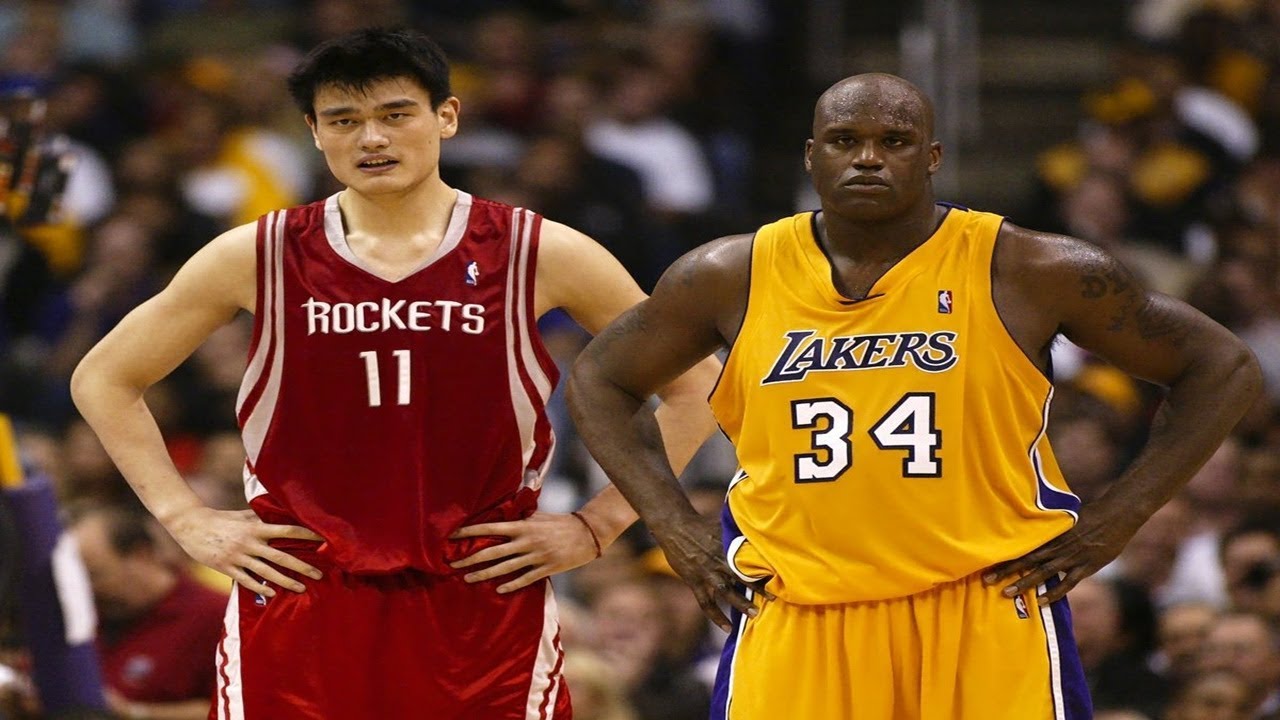 Every Yao Ming and Shaq 3 Pointer of Their Careers