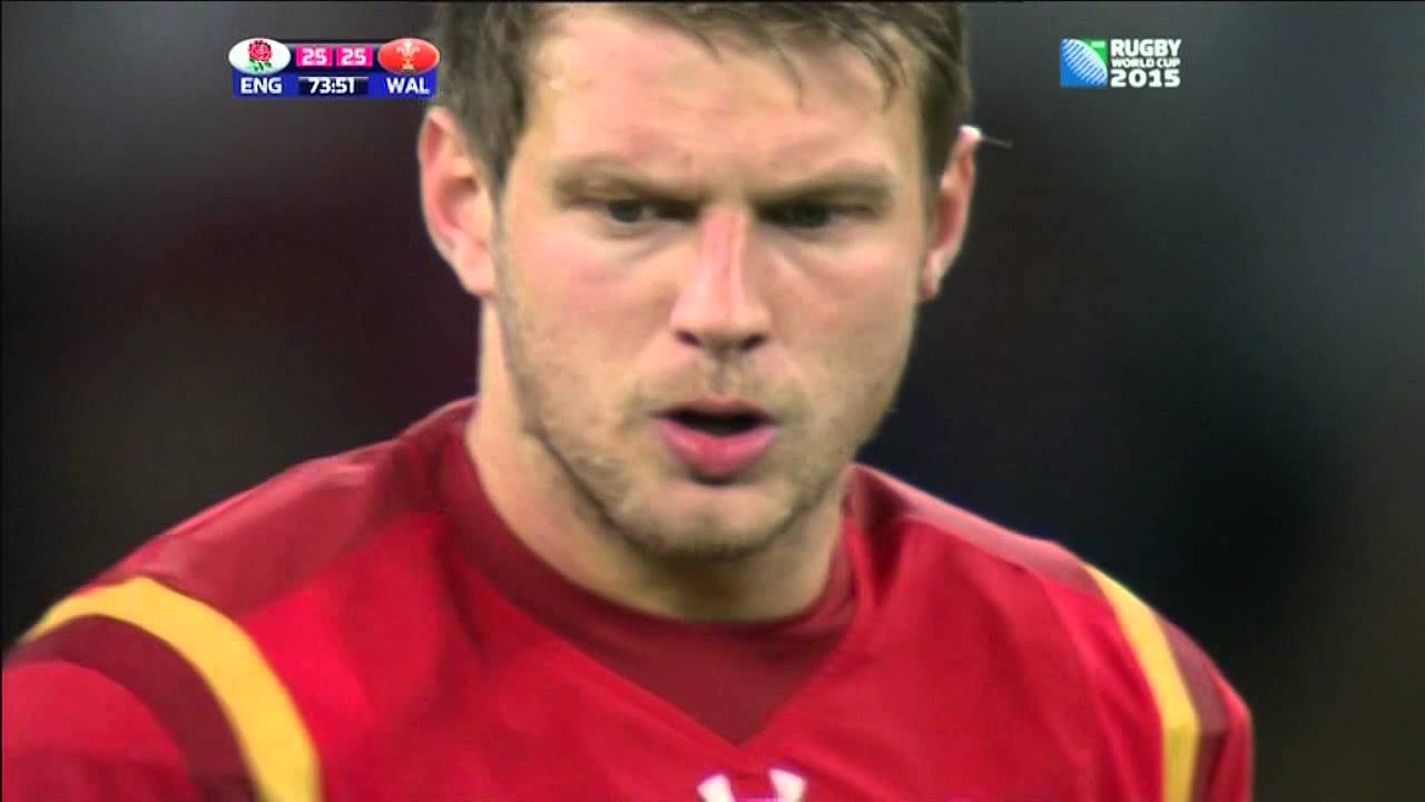 Dan Biggar kick that gave Wales the victory against England | Rugby World Cup 2015 | 26/09/2015