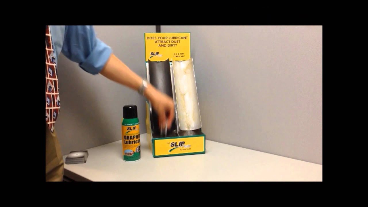 SLIP Plate Dry Graphite Lube Demo