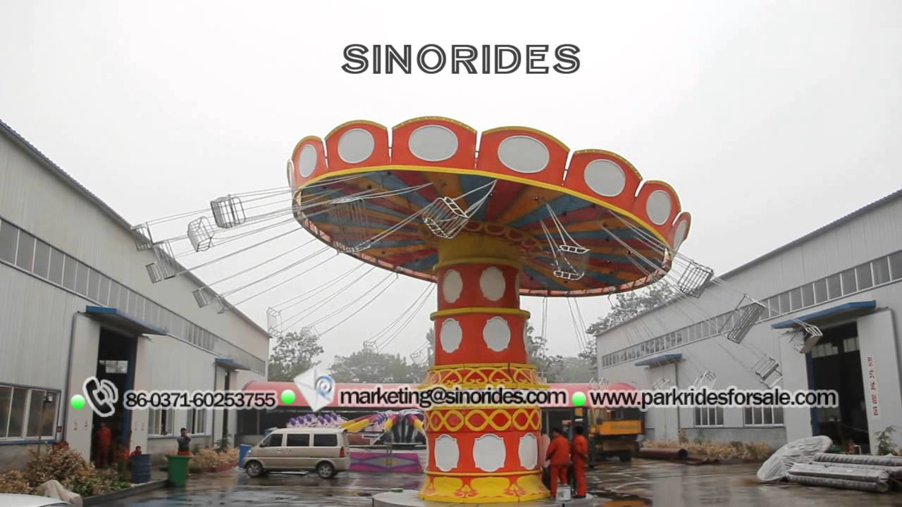 Flying chair rides for amusement parks