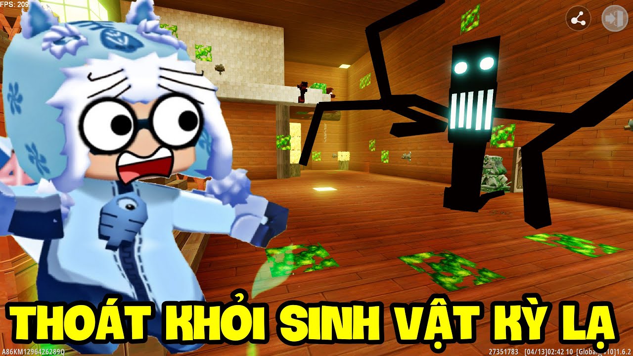 THỬ THÁCH GIẢI MÃ THOÁT KHỎI SINH VẬT KỲ LẠ TRONG MINI WORLD | MEOWPEO MINI GAME