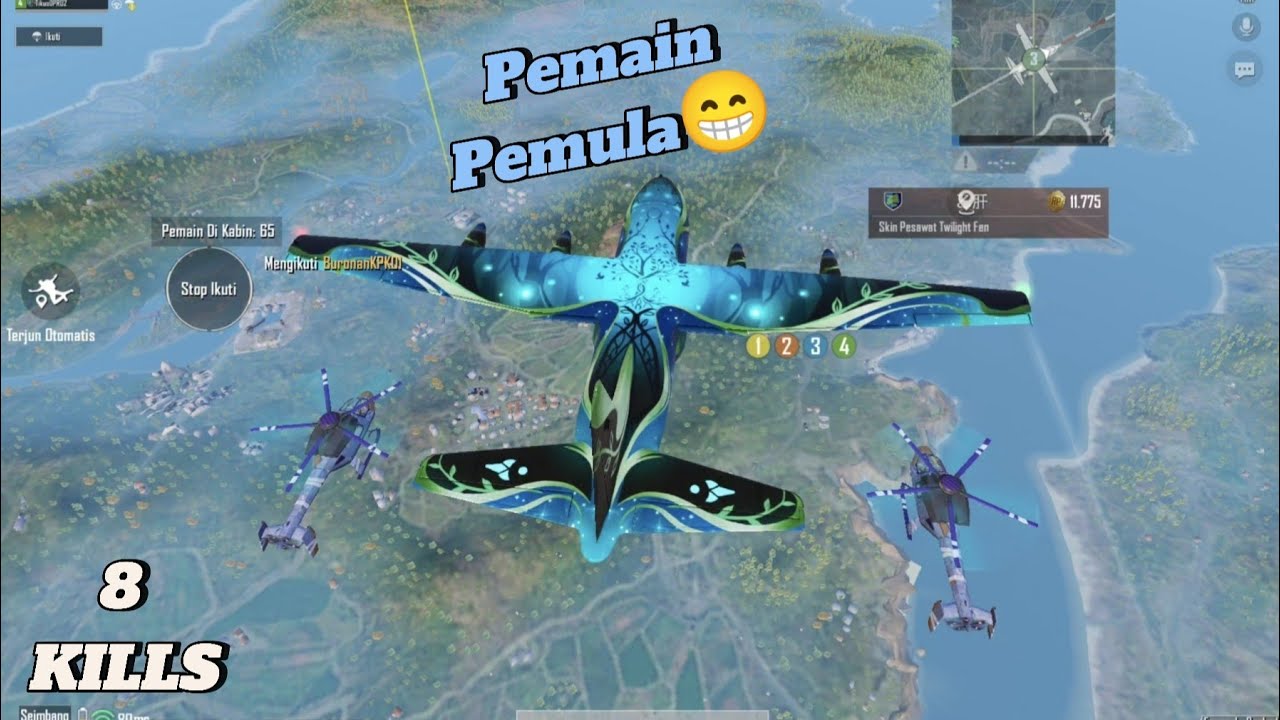 Masih pemula, cuma kill 8
