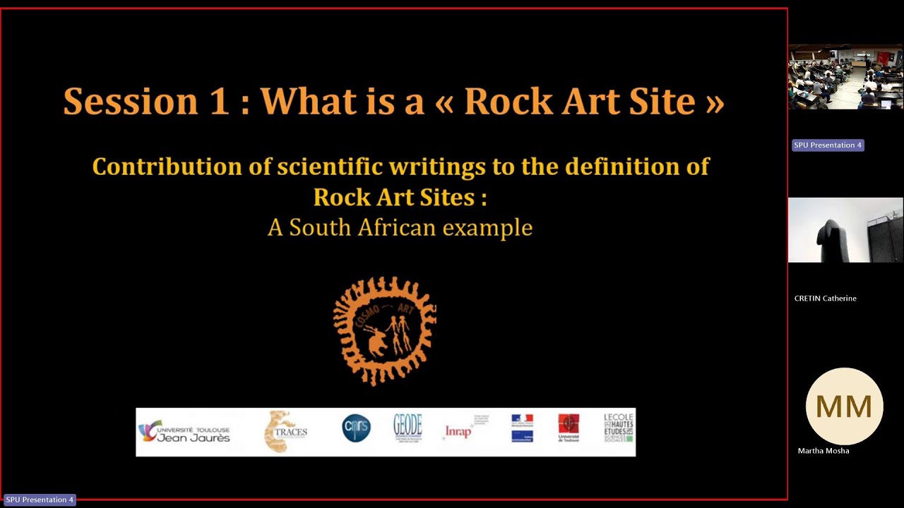 Session 1 – Barthélémy – Contribution of scientific writings to the definition of rock art sites