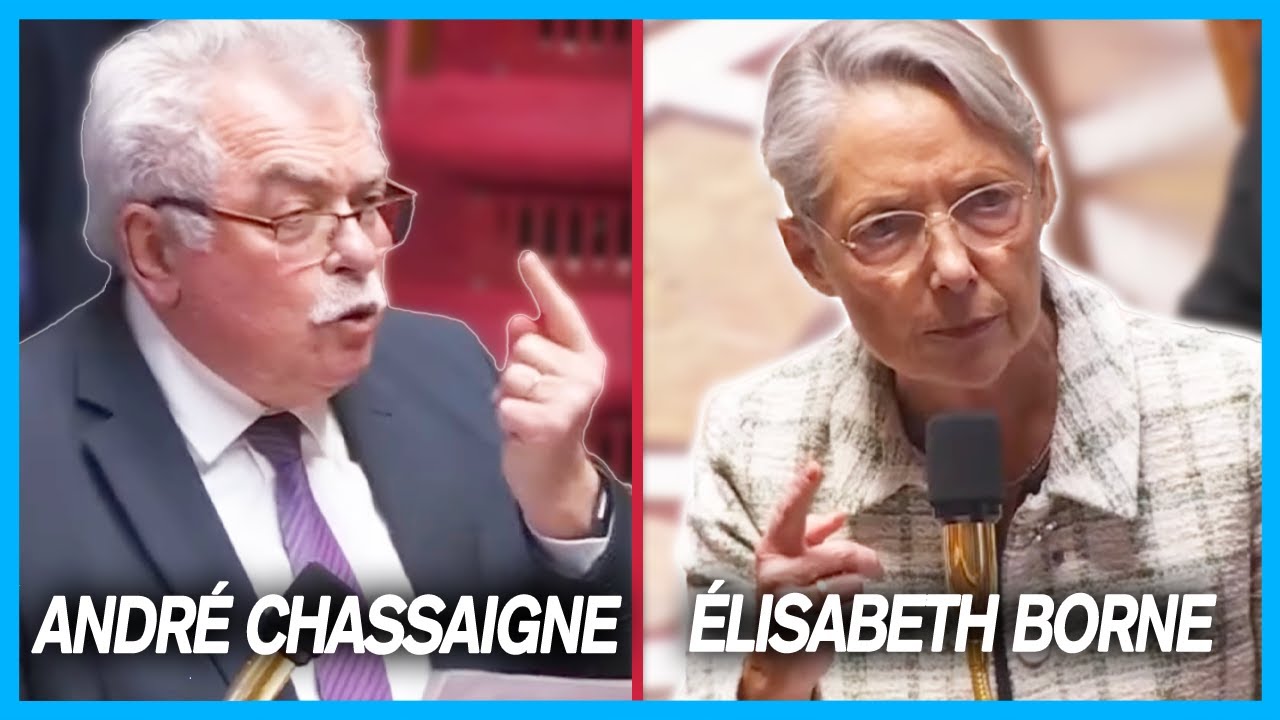 Loi immigration : André Chassaigne et Élisabeth Borne s'accusent mutuellement de faire le jeu du RN