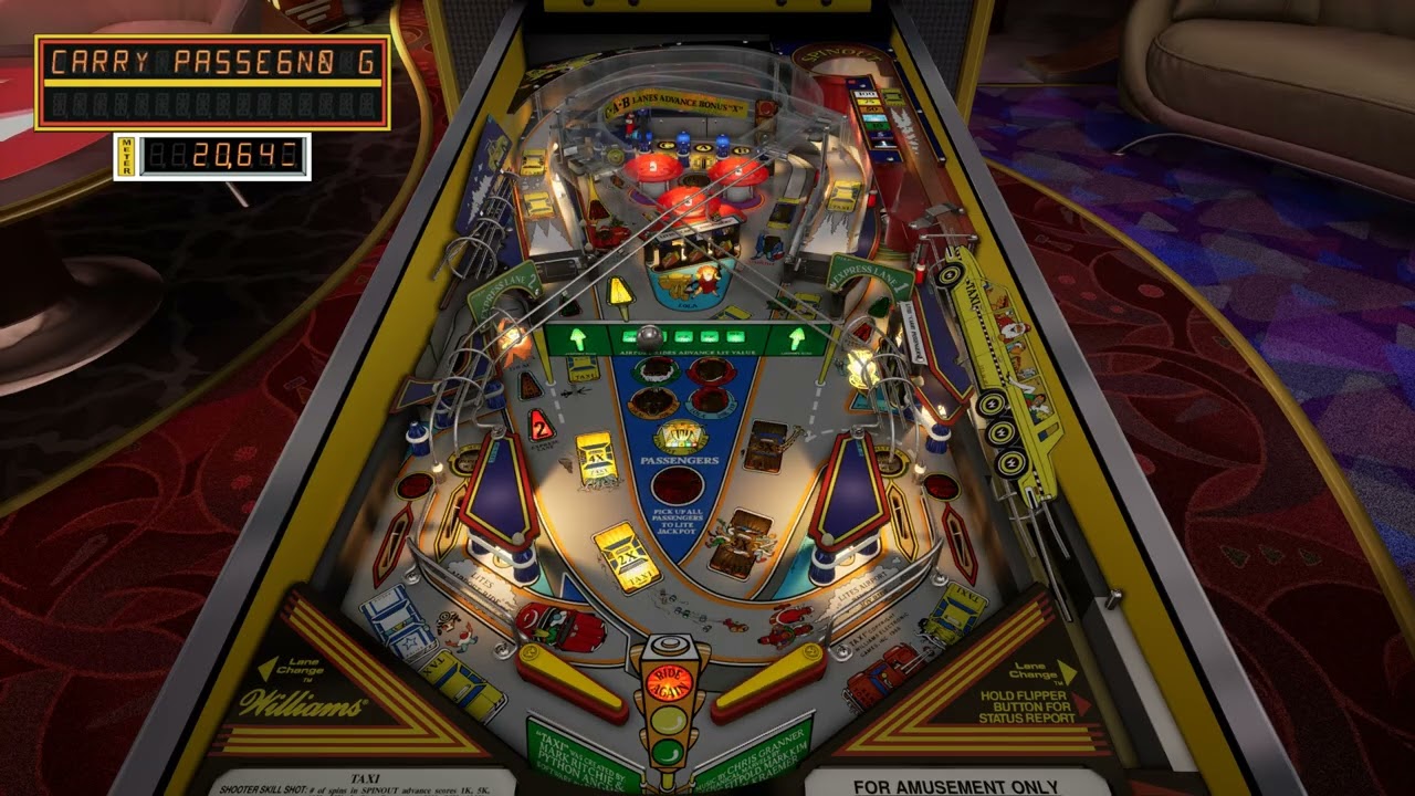 Taxi (Williams 1988)- Pinball FX - Jackpot, Millions, and Express Lane!