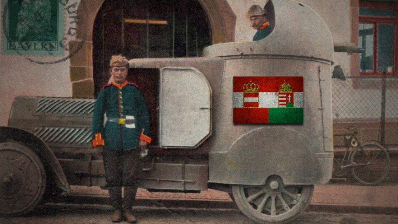 Pierwszy na świecie prawdziwy samoch&oacute;d pancerny (1904) &ndash; Austro-Daimler Panzerwagen