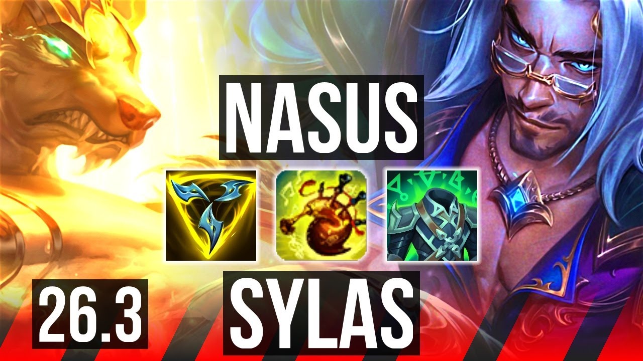 NASUS vs SYLAS (TOP) | Good KDA: 14/1/7 | EUNE Challenger | 26.3
