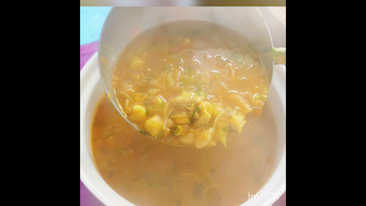 Moroccan chicken harira soup 🍲